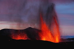Eruptionsspalte des Eyjafjöll