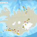 Schwarmbeben auf Island. © IMO