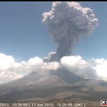 Eruption des Popocatepetl. © CENAPRED