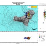 Hypozentren der Beben unter El Hierro. © IGN