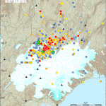 Schwarmbeben am Bardarbunga. © IMO