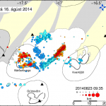 Bardarbunga-Erdbebenkarte. © IMO