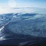 Gletscherlauf am Dyngjujökull 1977. Hier wird auch diesmal eine Flut erwartet. © IMO