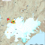 Seismischer Schwarm unter dem Tungnafellsjökull. © IMO