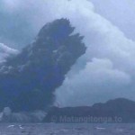 Surtseyanische Eruption im Archipel von Tonga. © Tonga Navy