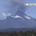 Aschewolken am Villarrica. © Sernageomin