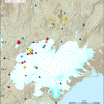 Schwarmbeben am Tungnafellsjökull. © IMO