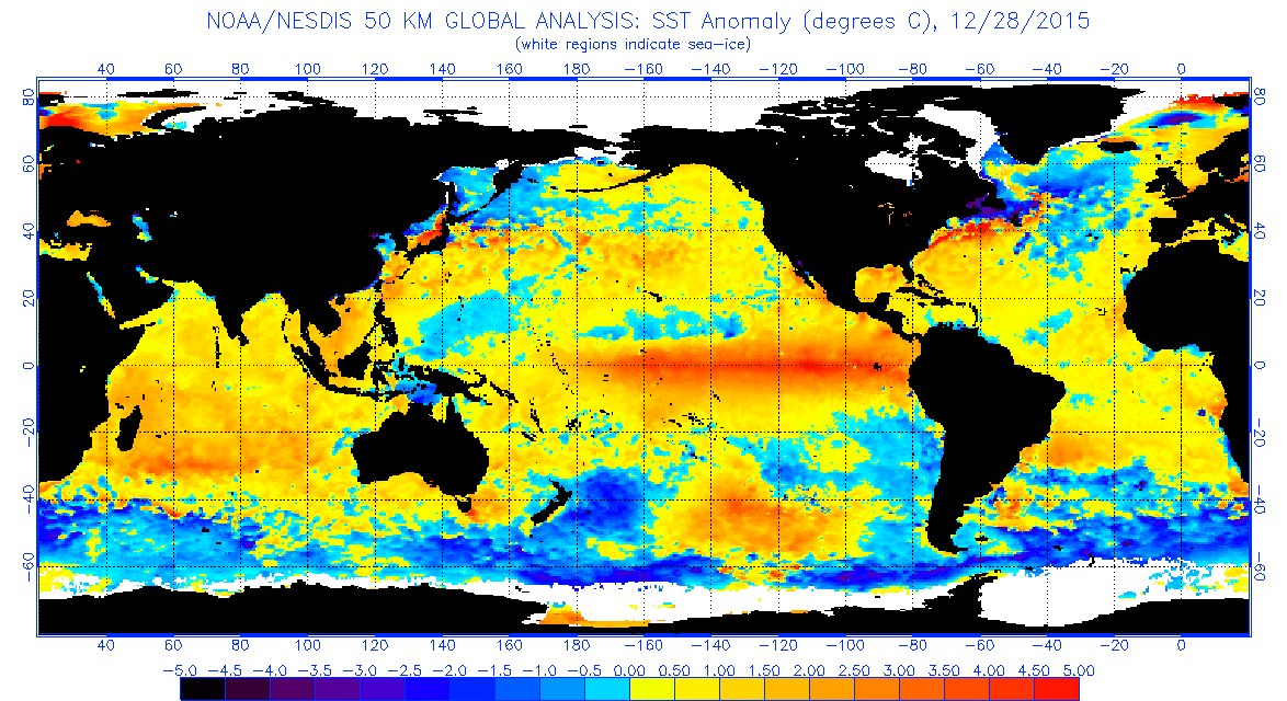 El Nino hält die Welt in Atem. © NOAA