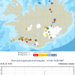 Schwarmbeben auf Island. © IMO