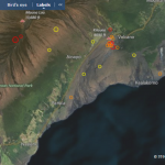 Erhöhte Seismik am Kilauea. Copy; HVO