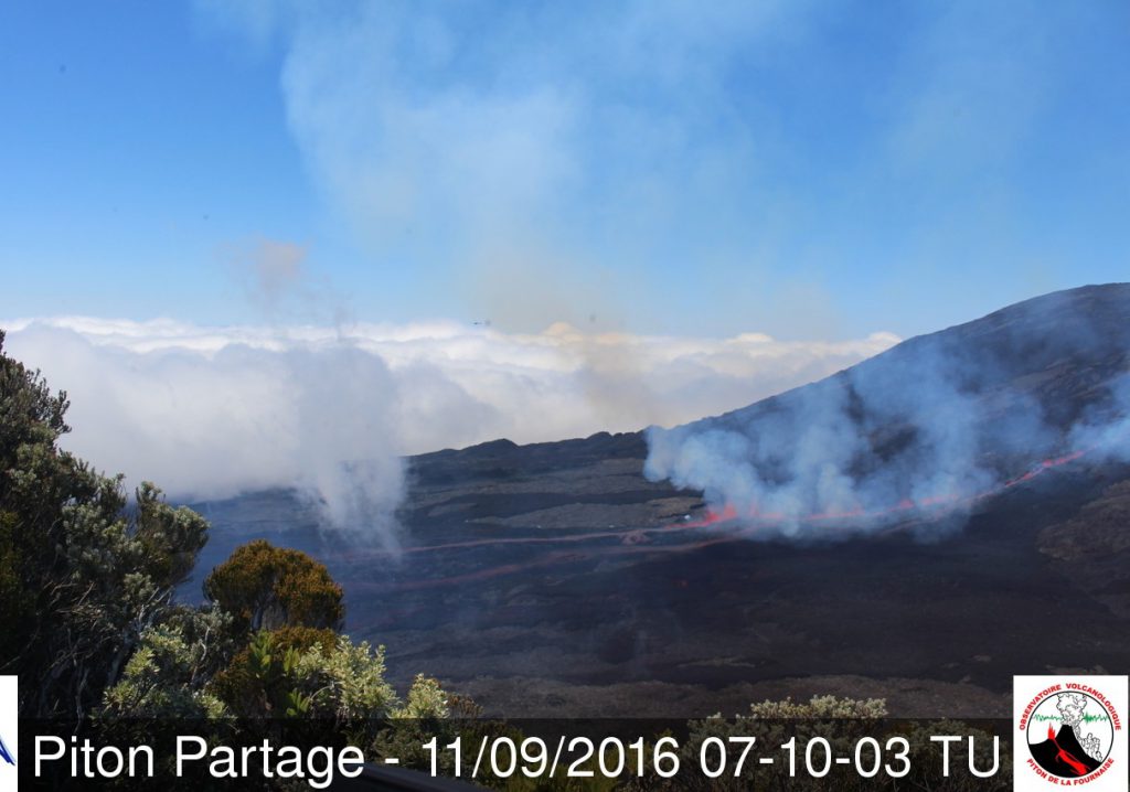 Eruption am Fournaise. © IPGP