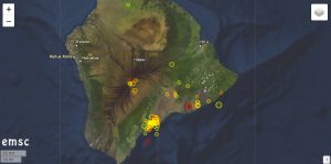 Erdbeben auf Hawaii. © EMSC