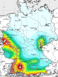 Gefahrenkarte Erdbeben Deutschland