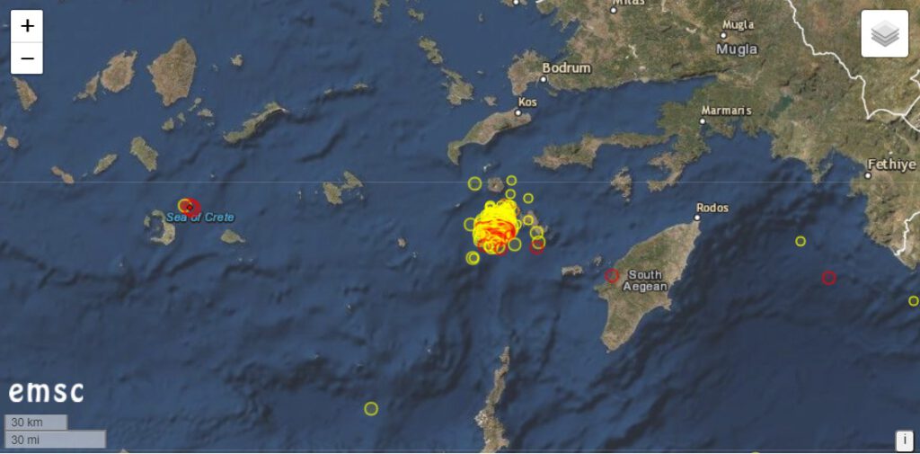 Erdbeben-Nachrichten 20.04.21: Nias, Santorin, Nisyros - Vulkane Net
