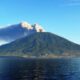 Vulkan Gamalama ist heute ausgebrochen