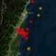 Taiwan: Starker Erbebenschwarm in Progress