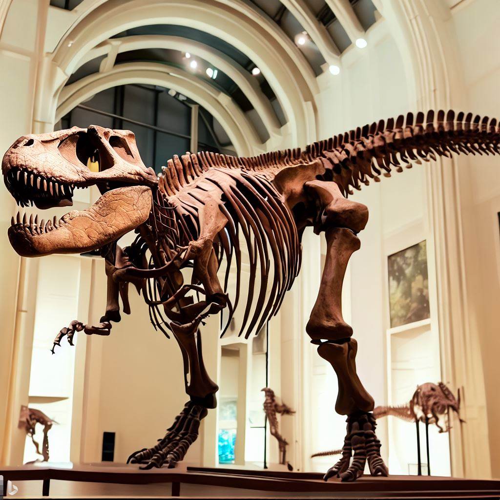 Dinosaurier im Museum
