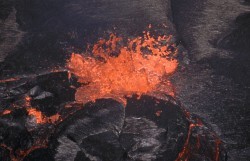 Lavafontäne Erta-Alé