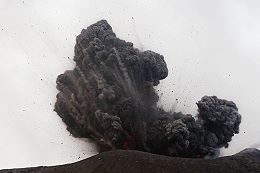 Eine hochexplosive Eruption